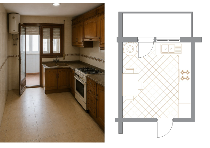 Planta de cocina